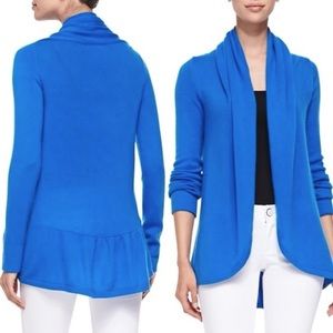 Lilly Pulitzer • Blue Open Cashmere Cardigan